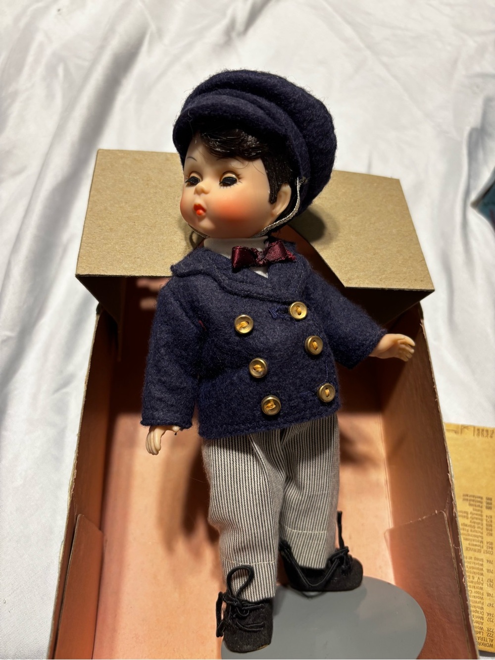 Vintage Madame Alexander Doll Laurie Little Men #416 with box 8"